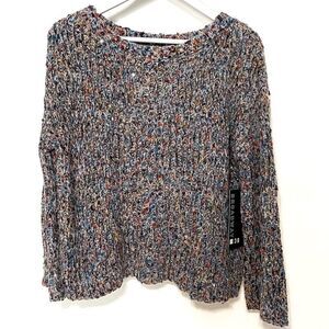 NWT Broadway 38 multi colored Sweater XL